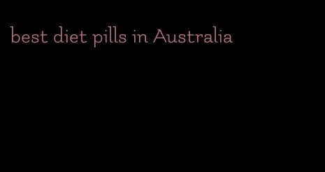 best diet pills in Australia
