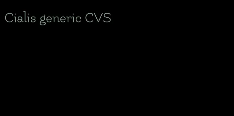 Cialis generic CVS