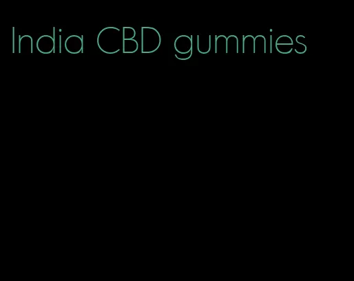 India CBD gummies