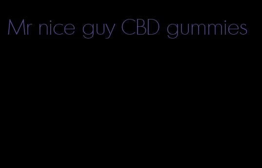 Mr nice guy CBD gummies